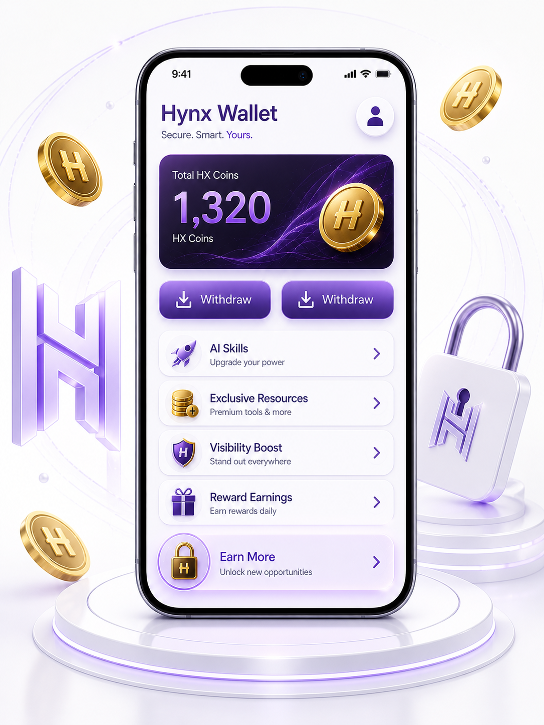 Hynx Wallet Interface